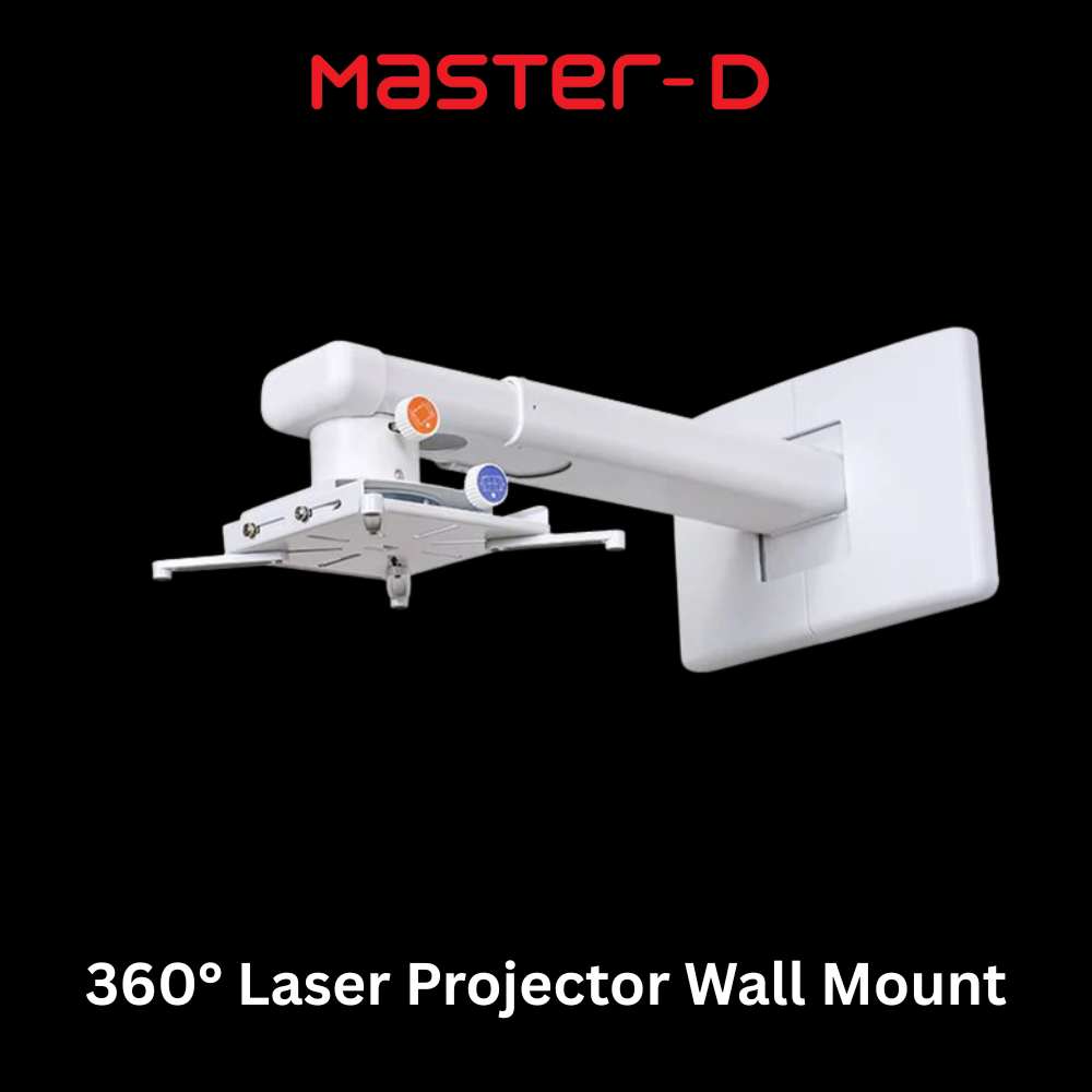 Master-D Universal Projector Wall Mount 360° Swivel, Adjustable Arm ...