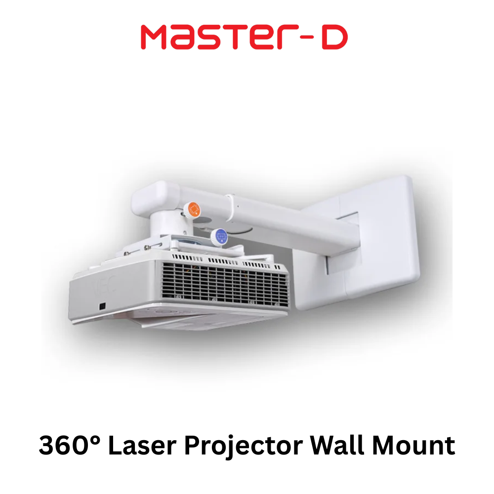Master-D Universal Projector Wall Mount 360° Swivel, Adjustable Arm ...