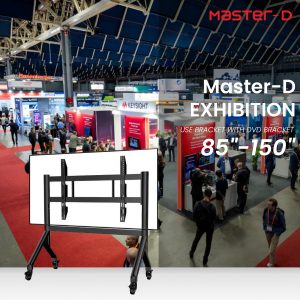 MASTER-D EXHIBITION USE BRACKET With DVD Rack | Model: FD-600