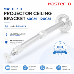 MASTER-D PROJECTOR CEILING BRACKET 60CM -120CM | Model: PJR-60120