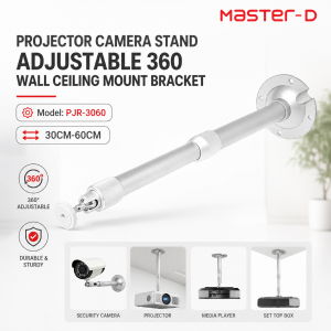 MASTER-D PROJECTOR CEILING BRACKET 30CM - 60CM | Model: PJR-3060
