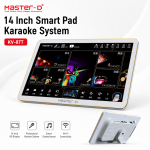 Master-D 14" Smart Pad Karaoke System | Model: KV-87T