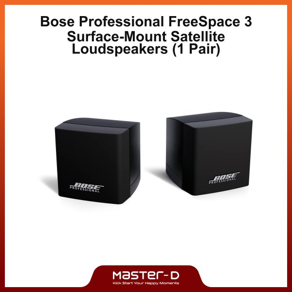 Bose Professional FreeSpace 3 Surface-Mount Satellite Loudspeaker (1 Pair) | Model: FreeSpace 3 Surface-Mount Satellite