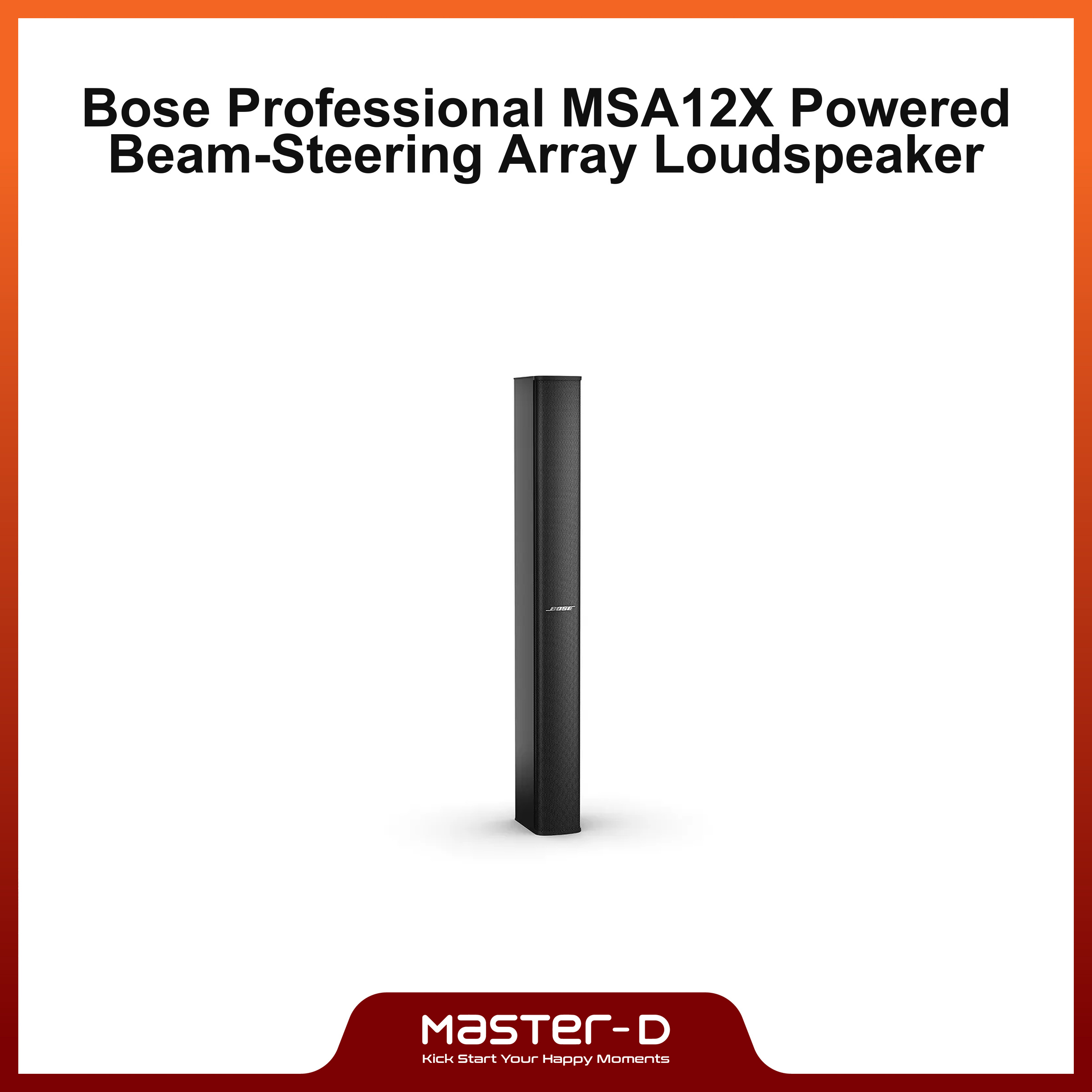 Bose Professional Powered Beam-Steering Array Loudspeaker | Model: MSA12X